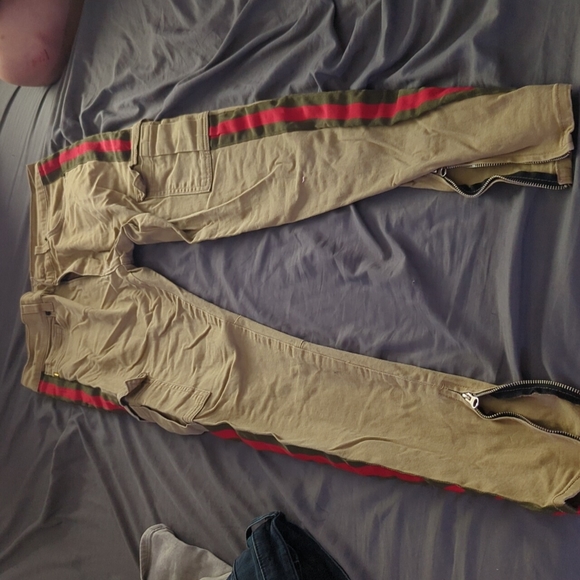 Golden Denim Skinny Cargo's - Picture 2 of 4